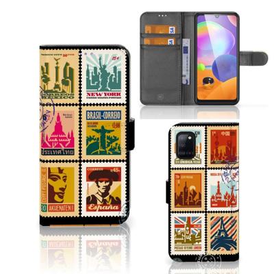 Samsung Galaxy A31 | Flip Cover | Postzegels Samsung Galaxy A31 | Flip Cover | Postzegels