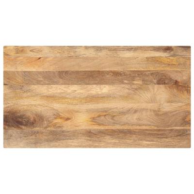 Tafelblad rechthoekig 110x70x2,5 cm massief mangohout
