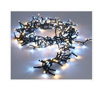 Microcluster Kerstverlichting 400 LEDs 8 m Warm Wit/Zwart - thumbnail