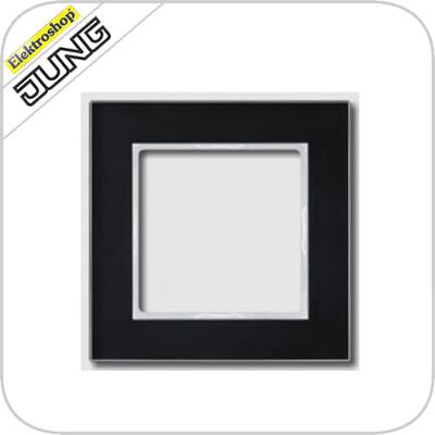 Jung A Creation afdekraam 1-voudig glas zwart