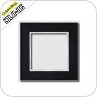 Jung A Creation afdekraam 1-voudig glas zwart - thumbnail