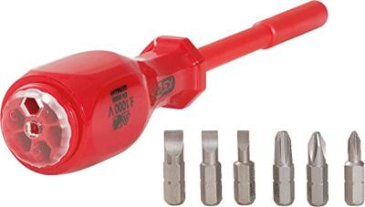 1/4 bit schroevendraaier met isolatie en magazijn KS Tools 117.1625 - thumbnail