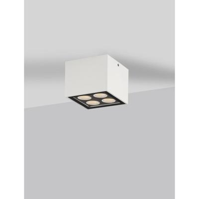 Lyora PlafondlampJax vierkant 8cm wit - 9030948