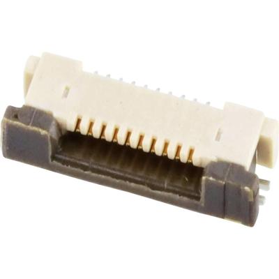 Molex 545501071 FFC/FPC-aansluiting Totaal aantal polen: 10 Rastermaat: 0.5 mm Inhoud: 1 stuk(s) Tape on Full reel Molex 545501071 FFC/FPC-aansluiting Totaal aantal polen: 10 Rastermaat: 0.5 mm Inhoud: 1 stuk(s) Tape on Full reel