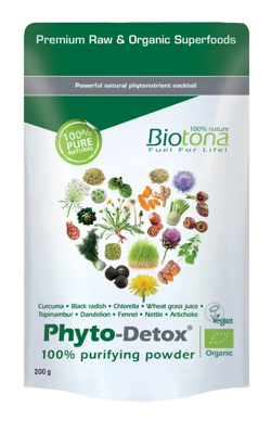 Phyto-detox organic powder bio 200 Gram