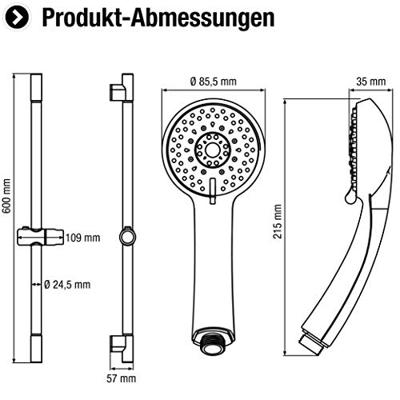 Cornat Douchegarnituur Fit 3S Ch - TECB3451 Cornat Douchegarnituur Fit 3S Ch - TECB3451