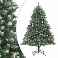 VidaXL Kunstkerstboom met standaard 210 cm pvc - thumbnail