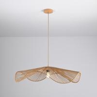 Hanglamp Avanta maronne xl - Bruin - E27-fitting - IP20 voor binnen - Gevlochten papieren koord - Grotere variant - thumbnail