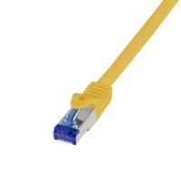 LogiLink C6A027S netwerkkabel Geel 0,5 m Cat6a S/FTP (S-STP) - thumbnail