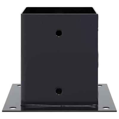 VidaXL Paonderstellen vierkant 4 st 121x121 mm gepoedercoat staal VidaXL Paonderstellen vierkant 4 st 121x121 mm gepoedercoat staal