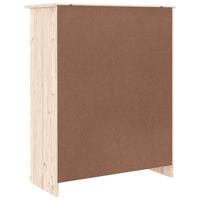 VidaXL Schoenenkast alta 77x35x96 cm massief grenenhout - thumbnail