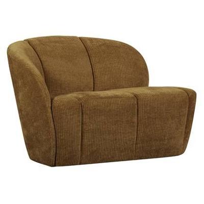 Woood Mojo 2-zits bankje links rib Honinggeel