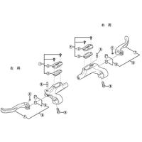 Shimano axle unit for rd-r8050 rear derailleur bracket - thumbnail