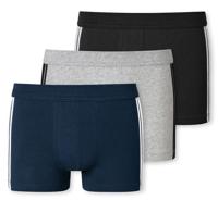 3-pack heren boxershort 95/5 - Stripe - Gestreept heren ondergoed - Blauw - Zwart - Combi - M - Onderbroek heren heren - Ondergoed heren heren - M - - thumbnail