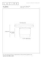 Lucide FLORIS - Plafondspot - Ø 10 cm - 1xGU10 - Zwart - thumbnail