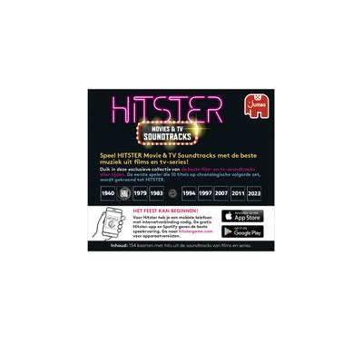 Jumbo Hitster Movies + TV Soundtracks Uitbreiding Partyspel - thumbnail