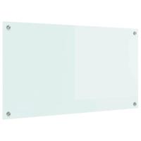 VidaXL Keuken achterwand wit 90 x 50 cm gehard glas - thumbnail