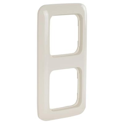 Busch-Jaeger SI Afdekraam | Inbouw | 2-voudig | Crème - 66.000.22