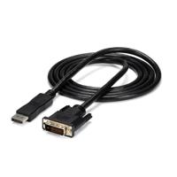 DisplayPort naar DVI-kabel. DVI 1,8m zwart - thumbnail