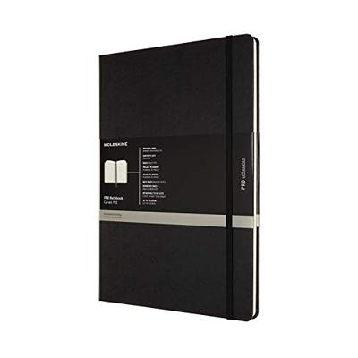 Moleskine notitieboek professional, ft A4, gelijnd, harde cover, 189 blad, zwart