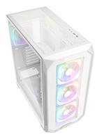 Sharkoon ak5g rgb midi tower behuizing (wit | 2x usb-a | 1x usb-c | rgb | tempered glass) - thumbnail