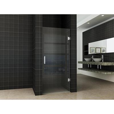 Wiesbaden Less Nisdeur - 800x2000x8mm - NANO - Helder Glas/Chroom