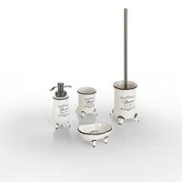 Zeepdispenser Sapho Amelie Vrijstaand 230 ML Keramiek Wit / Zwart Sapho - thumbnail