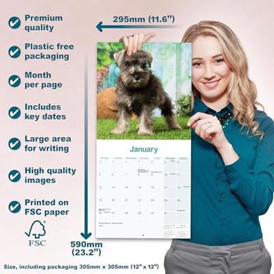 Miniatuur Schnauzer Kalender 2026