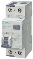 Siemens 5SU13547KK06 Aardlekschakelaar/zekeringautomaat 2-polig 6 A 0.03 A 230 V - thumbnail