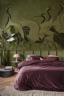 At Home At Home by Beddinghouse Forgotten Aubergine 200x200/220 cm