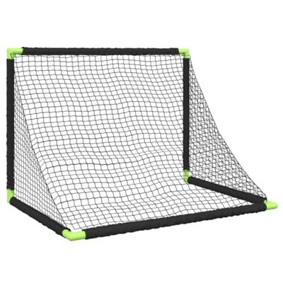 Kindervoetbaldoel inklapbaar 90x64x64 cm zwart