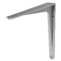 DX Plankdrager Herakles 340x290mm - Aluminium zilver - thumbnail