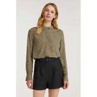 NA-KD high waist wide leg korte broek zwart - thumbnail