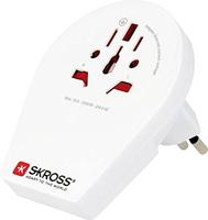 SKROSS | 1.500271 | World to IT Brasil CH | Internationale reisadapter van Wereld naar IT, CH, Brazilië - Voltage en vermogen: 100V - 1000W/250V - 2500W - Bescherming tegen elektrische schokken - thumbnail
