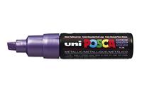 Uni Posca verfmarker 8k metallic violet - beitelpunt 8mm - thumbnail