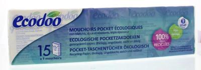 Ecodoo Tissues/zakdoekjes bio 15 Stuks Ecodoo Tissues/zakdoekjes bio 15 Stuks