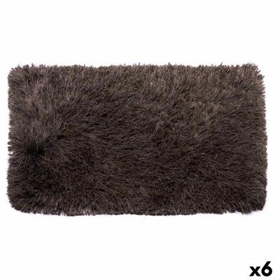 Tapijt Grijs Katoen Polyester 50 x 2 x 80 cm (6 Stuks)