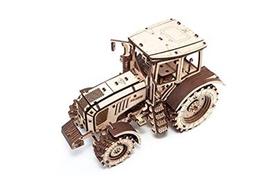 Eco Wood Art Mechanische Puzzel Tractor Belarus 2022 Knutselen Eco Wood Art Mechanische Puzzel Tractor Belarus 2022 Knutselen