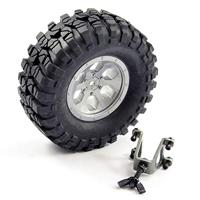 FTX - Outback Spare Tyre Mount & Tyre/Wheel (Grey) (FTX8249) - thumbnail