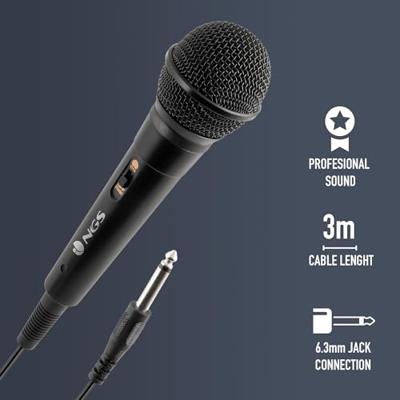 Microfoon NGS ELEC-MIC-0001 Jack 6.3 mm