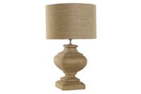 Bureaulamp Home ESPRIT Natuurlijk Jute Hout 50 W 220 V 36 x 36 x 58 cm - thumbnail