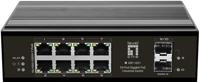 LevelOne IGP-1031 Netwerkschakelaar Gigabit Ethernet (10/100/1000) Power Over Ethernet (PoE)/ 10Port Gigabit PoE DIN-rail, -40 °C tot 75 °C/zwart - thumbnail