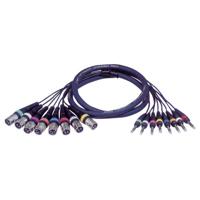 DAP FL68 Multikabel 8x XLR male naar 8x Stereo jack 6m - thumbnail