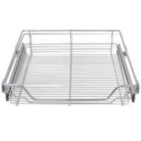 Uittrekbare draadmanden 600 mm zilverkleurig 2 st - thumbnail