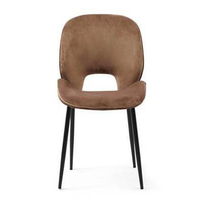 Rivièra Maison Eetkamerstoel 'Mr. Beekman' Velvet III, kleur Golden Mink Rivièra Maison Eetkamerstoel 'Mr. Beekman' Velvet III, kleur Golden Mink