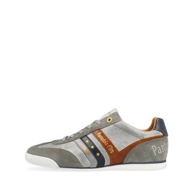 Pantofola d'Oro Vasto Uomo Low leren sneakers grijs