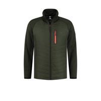 Kjelvik Plus Size outdoor vest Jens groen - thumbnail