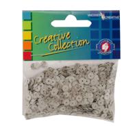 Vaessen Creative • pailletten eco 6mm 20g middengrijs - thumbnail