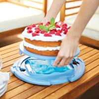 Rotho fresh taartdoos cool & horizon blauw - thumbnail