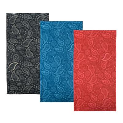 OXFORD multifunctie doeken "comfy neckerchief comfy paisley red 3-pack